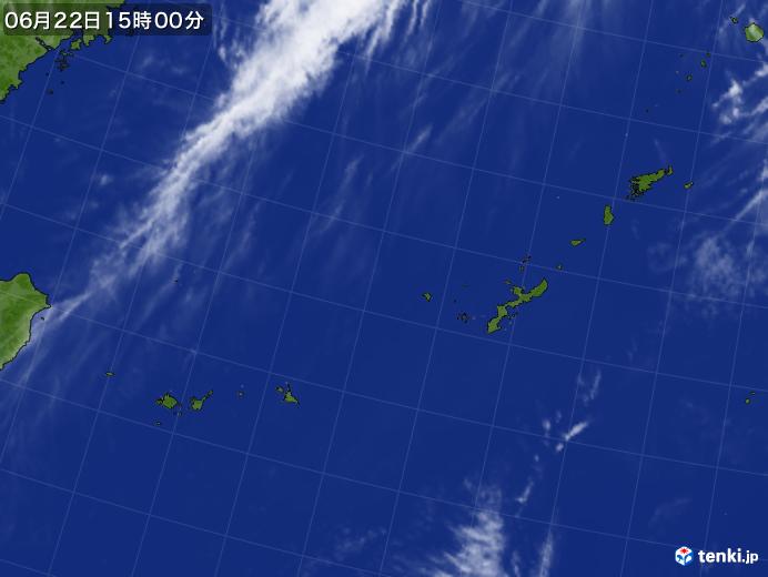 実況天気図(2024年06月22日)