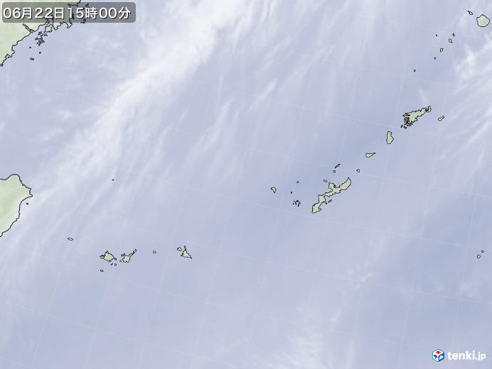 実況天気図(2024年06月22日)