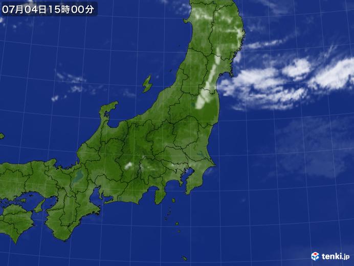実況天気図(2024年07月04日)