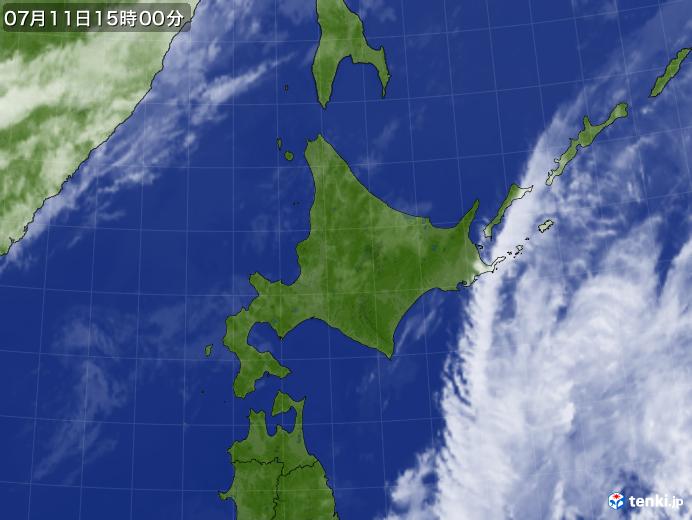 実況天気図(2024年07月11日)