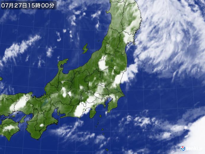実況天気図(2024年07月27日)