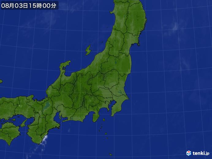 実況天気図(2024年08月03日)