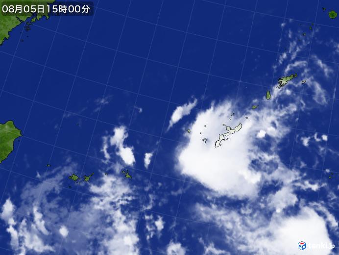 実況天気図(2024年08月05日)