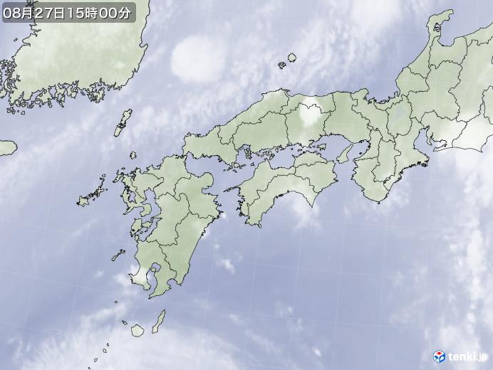 実況天気図(2024年08月27日)