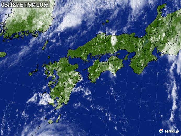 実況天気図(2024年08月27日)