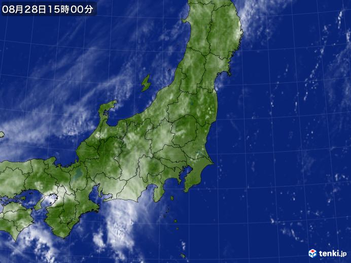 実況天気図(2024年08月28日)