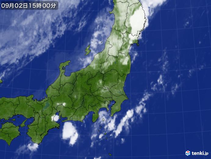 実況天気図(2024年09月02日)