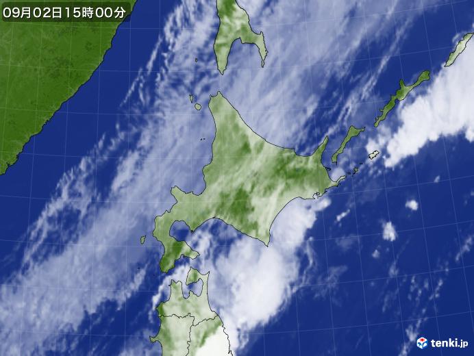 実況天気図(2024年09月02日)