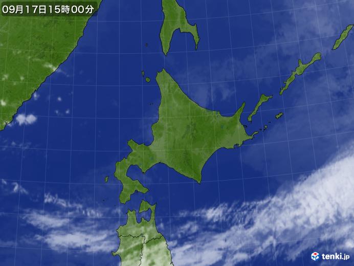 実況天気図(2024年09月17日)