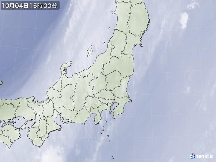 実況天気図(2024年10月04日)