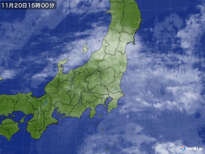 実況天気図(2024年11月20日)