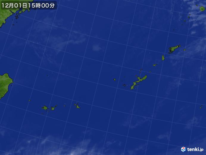 実況天気図(2024年12月01日)