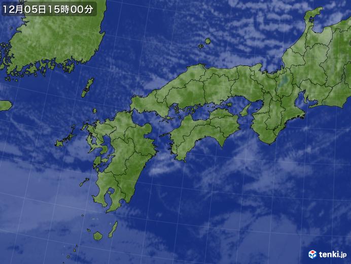 実況天気図(2024年12月05日)