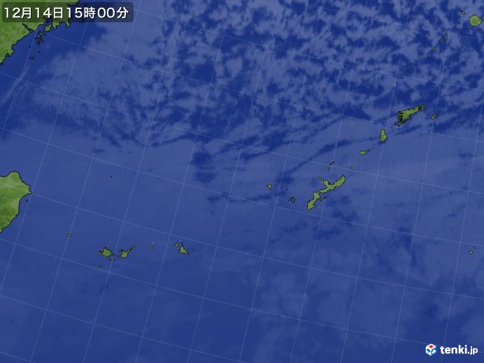 実況天気図(2024年12月14日)