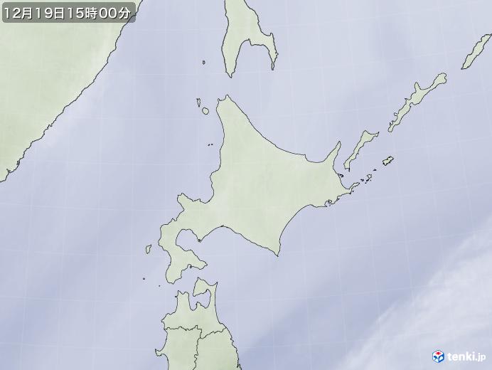 実況天気図(2024年12月19日)