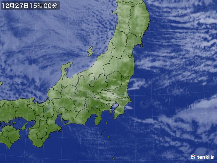 実況天気図(2024年12月27日)