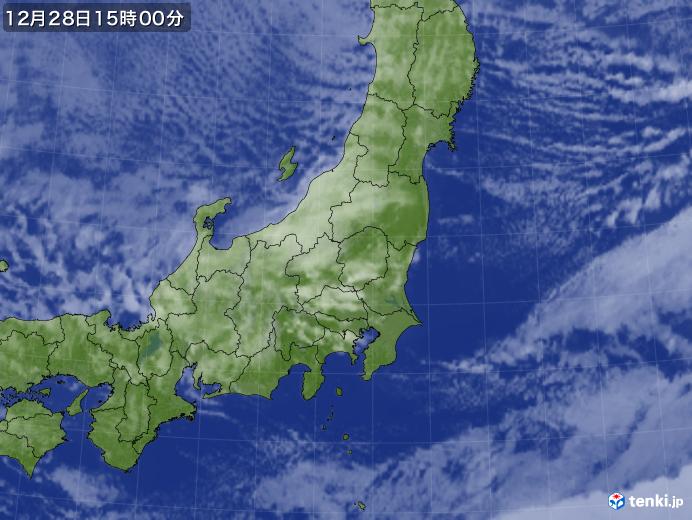 実況天気図(2024年12月28日)