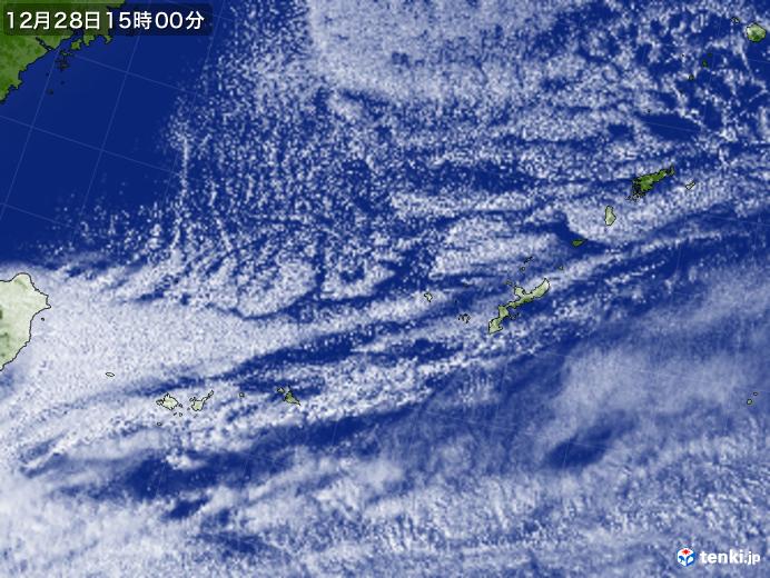 実況天気図(2024年12月28日)