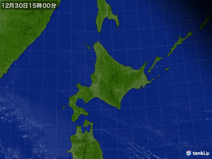 実況天気図(2024年12月30日)