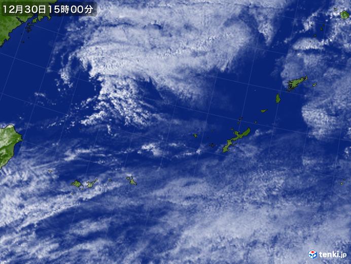 実況天気図(2024年12月30日)