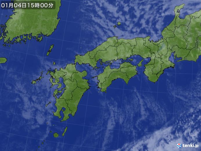 実況天気図(2025年01月04日)