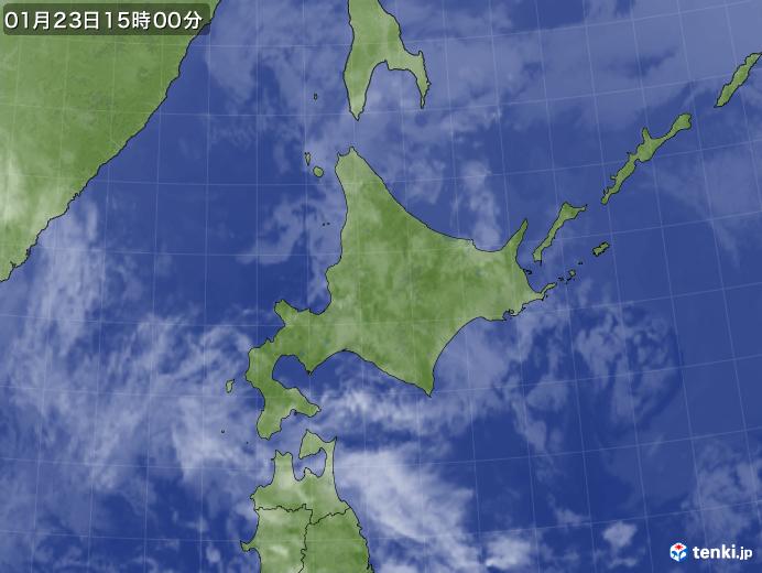 実況天気図(2025年01月23日)