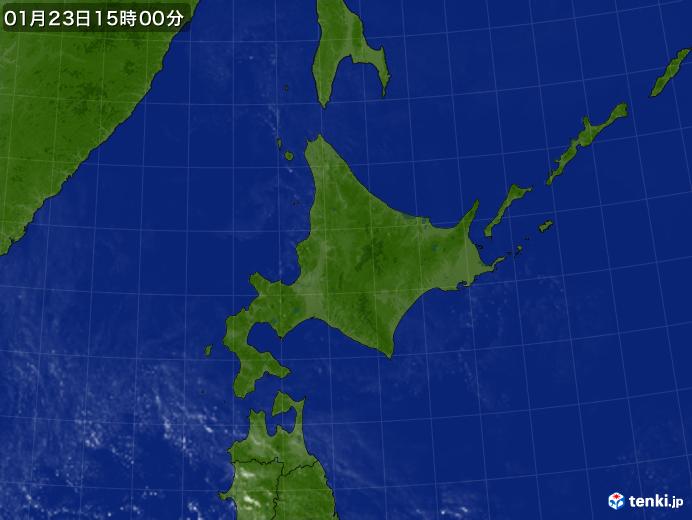 実況天気図(2025年01月23日)