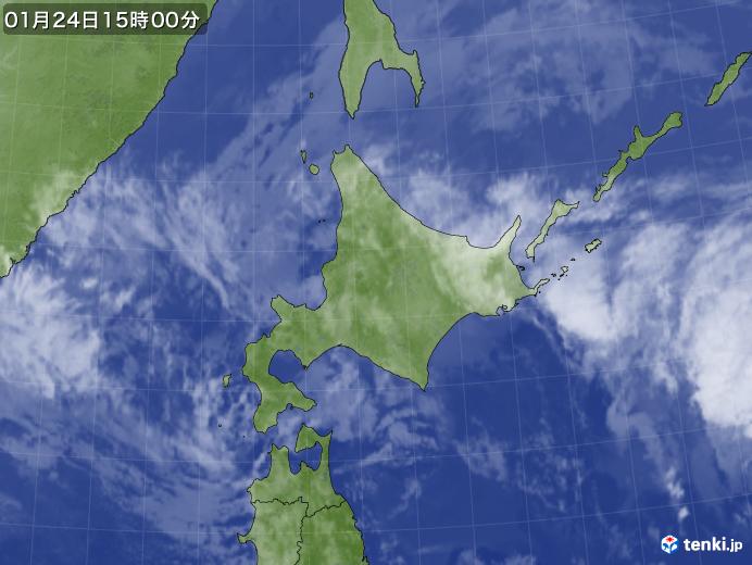 実況天気図(2025年01月24日)