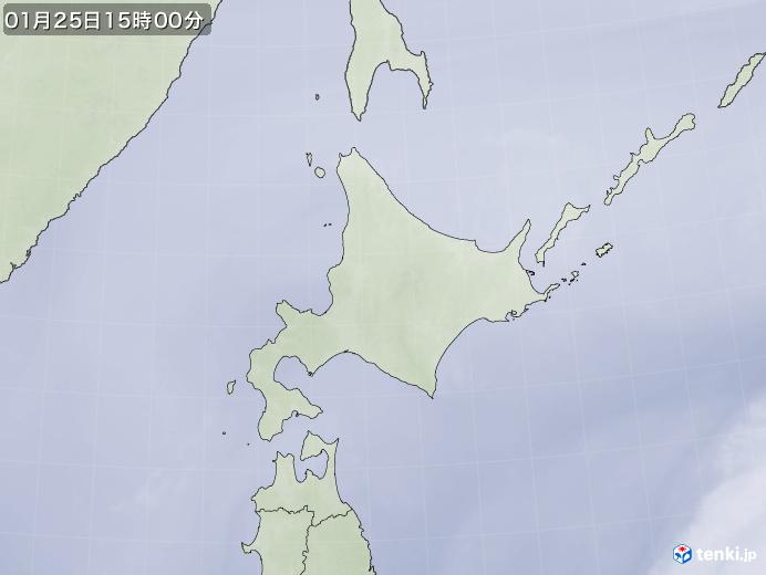 実況天気図(2025年01月25日)