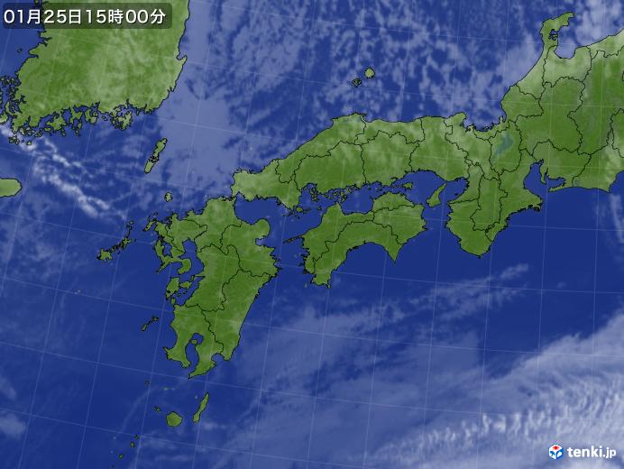 実況天気図(2025年01月25日)