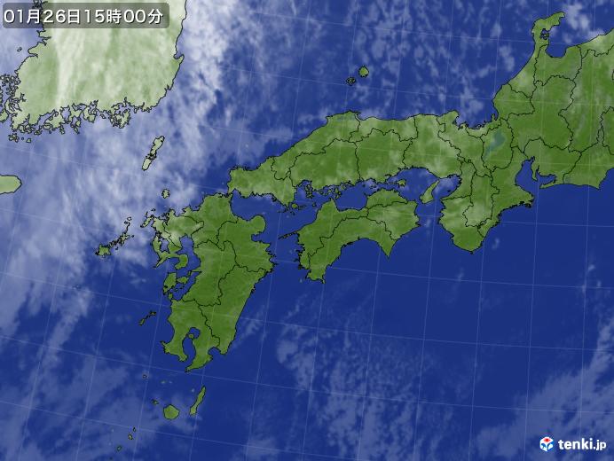 実況天気図(2025年01月26日)