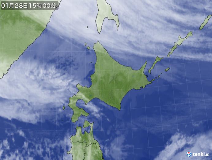 実況天気図(2025年01月28日)