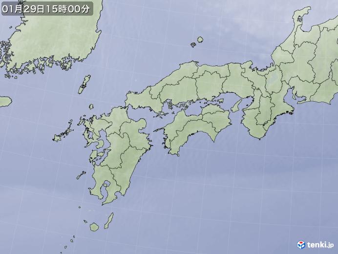 実況天気図(2025年01月29日)