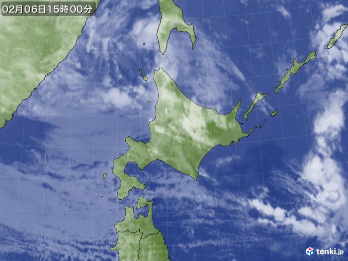 実況天気図(2025年02月06日)