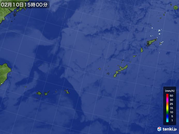実況天気図(2025年02月10日)