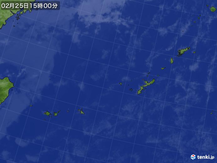 実況天気図(2025年02月25日)