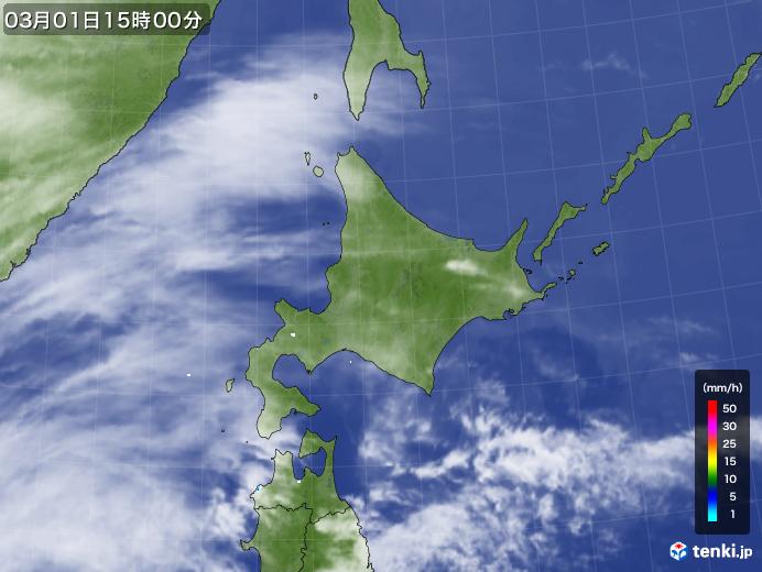 実況天気図(2025年03月01日)