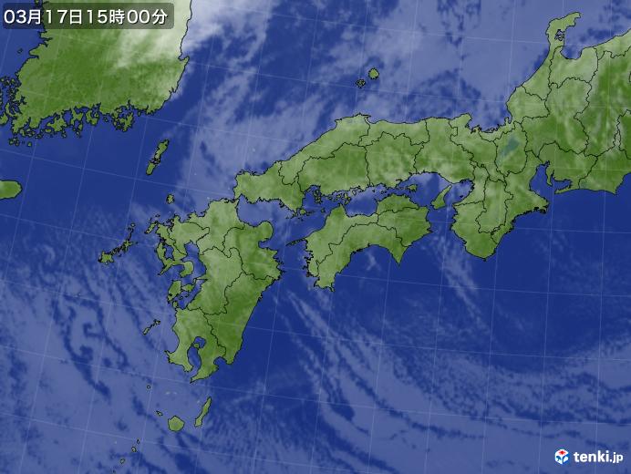 実況天気図(2025年03月17日)