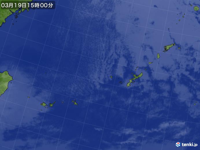 実況天気図(2025年03月19日)