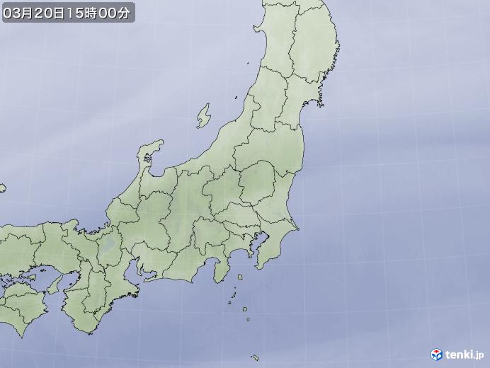 実況天気図(2025年03月20日)