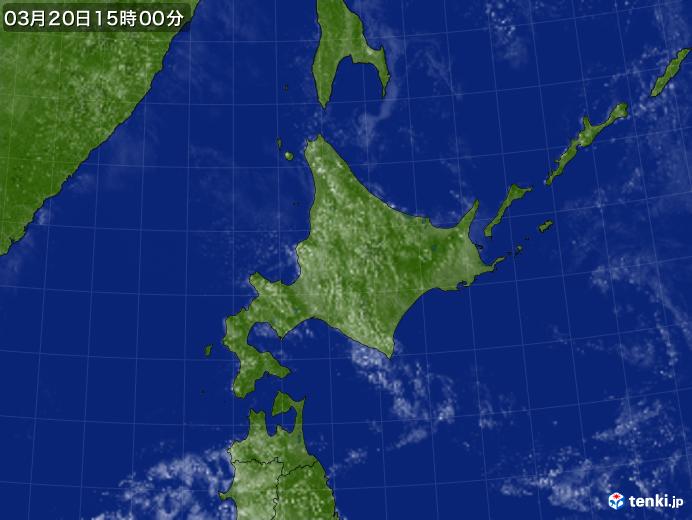 実況天気図(2025年03月20日)