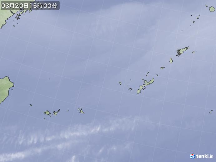 実況天気図(2025年03月20日)