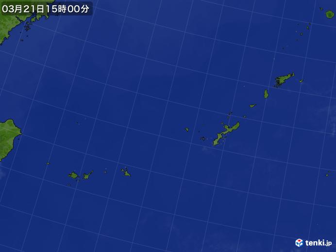 実況天気図(2025年03月21日)