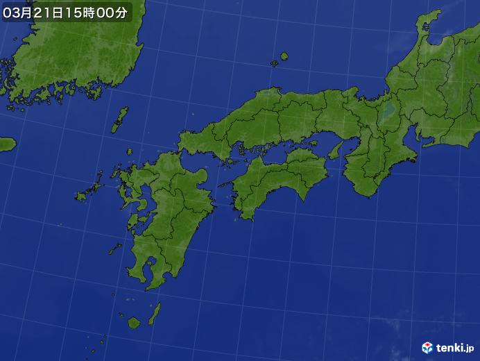 実況天気図(2025年03月21日)