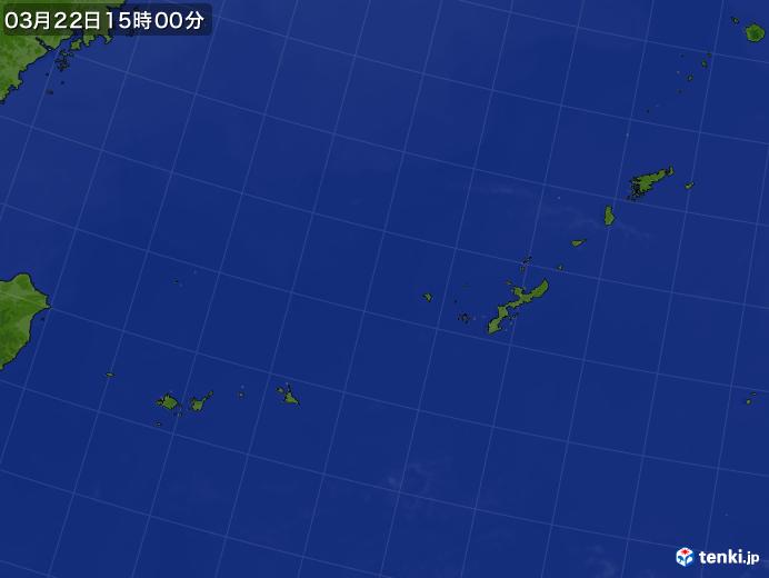 実況天気図(2025年03月22日)