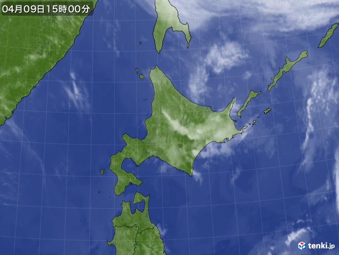 実況天気図(2025年04月09日)