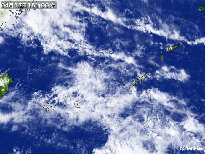 実況天気図(2025年04月17日)