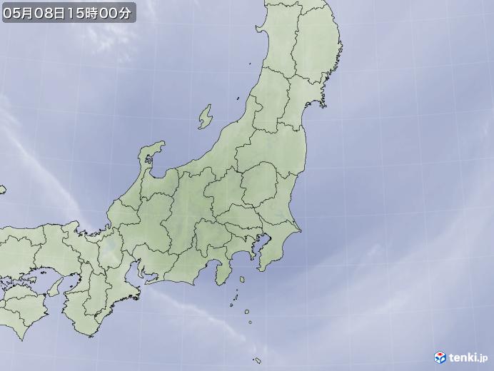 過去の気象衛星(東日本)(2025年05月08日) - 日本気象協会 tenki.jp