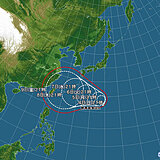 今後24時間以内に台風へ