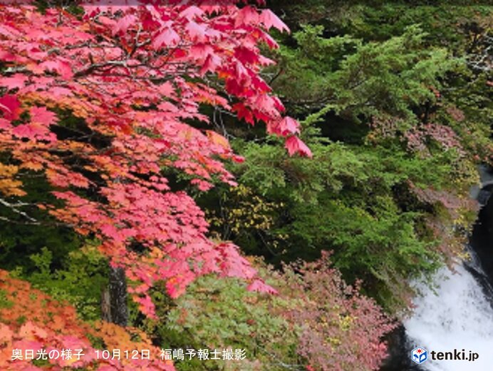 秋深まる　関東北部の山間部では「紅葉」進む